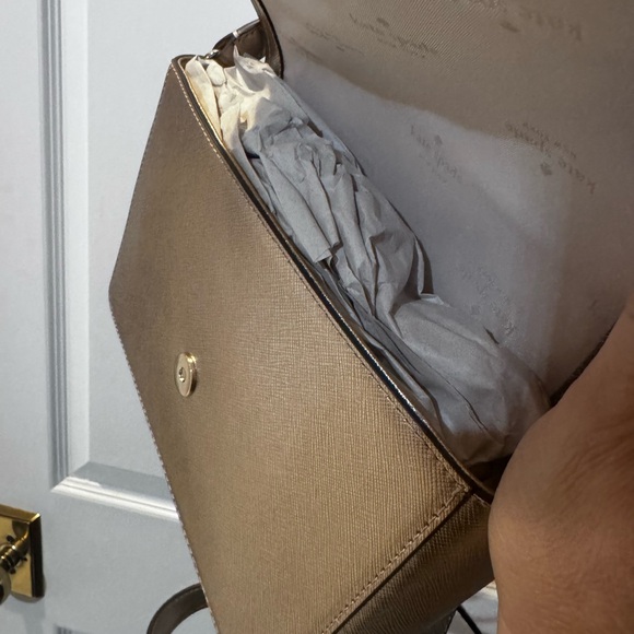 Kate Spade Metallic Gold Crossbody Bag - Picture 2 of 3